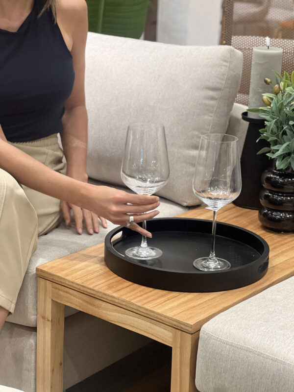 SOFÁ 2 módulos con patas cromadas